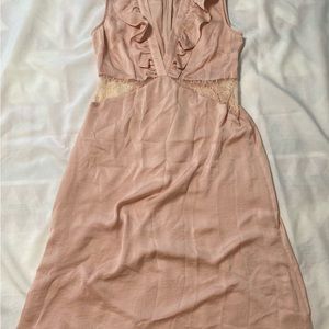 AVEC LES FILLES silky dress/sexy sleepwear light mauve/pink size M